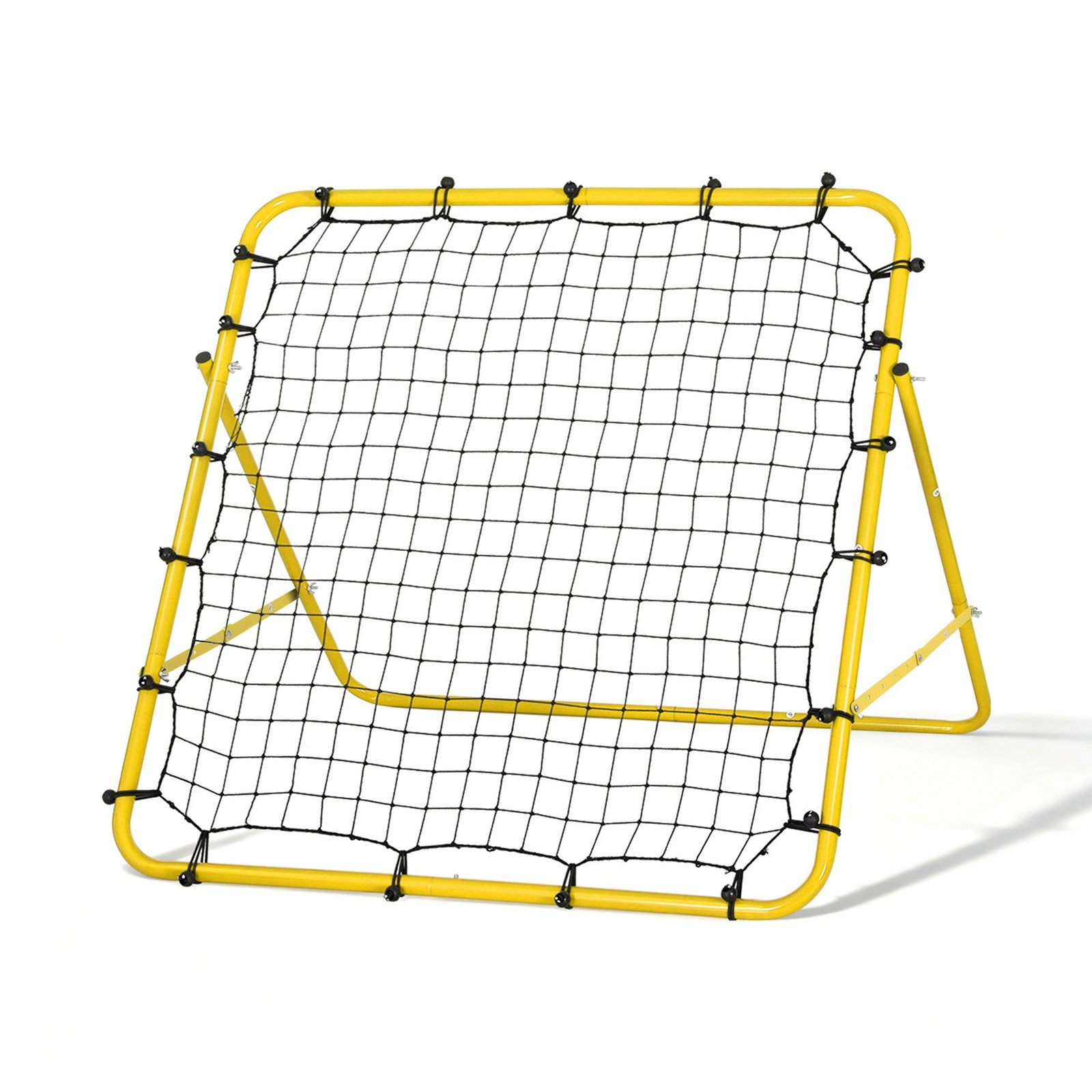 Baseball Soccer Net Rebounder Football Goal Net Sports Training Aid Yellow
