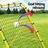 Baseball Soccer Net Rebounder Football Goal Net Sports Training Aid Yellow