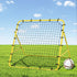 Baseball Soccer Net Rebounder Football Goal Net Sports Training Aid Yellow