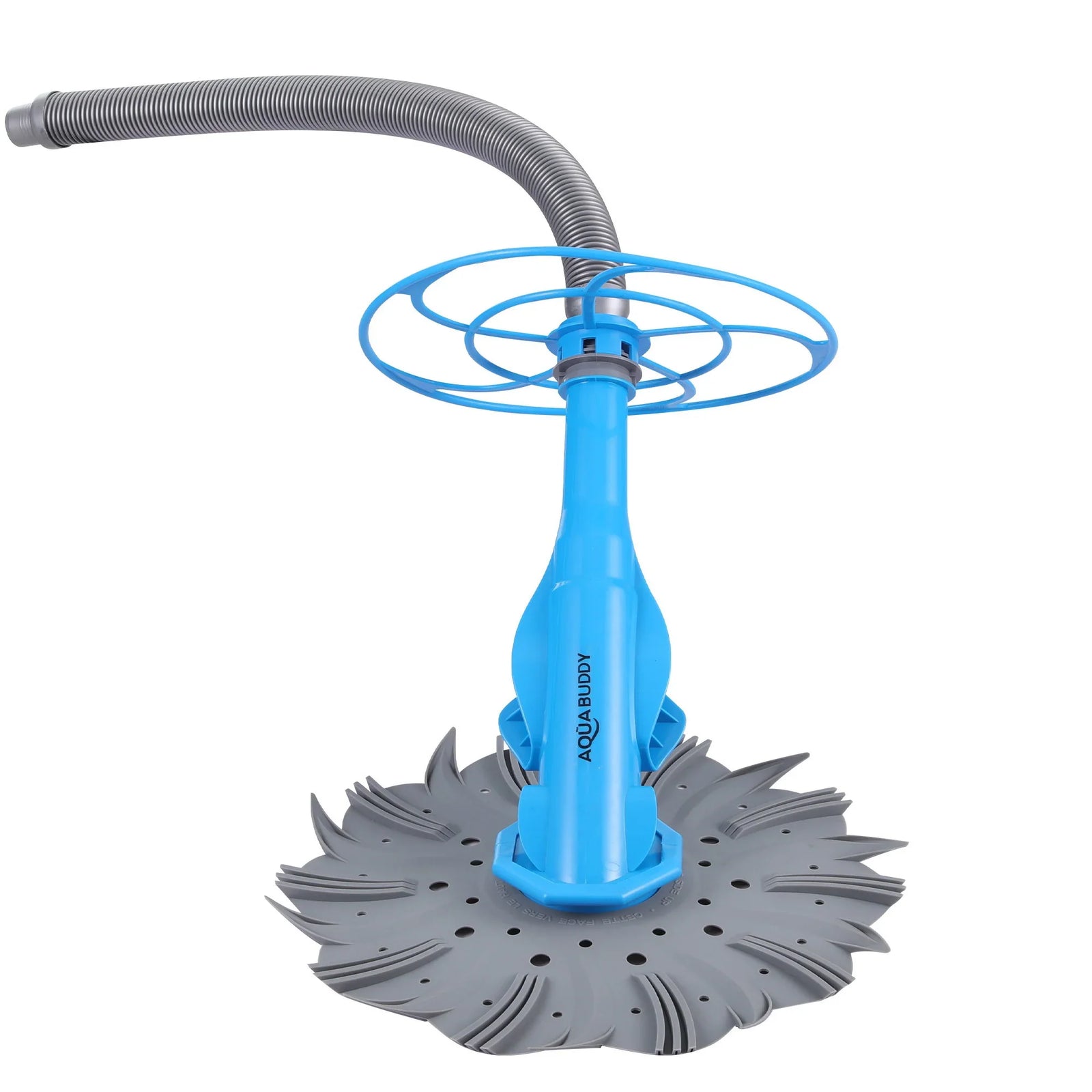 Vacuum Pool Cleaner Automatic Swimming Pool Floor Climb Wall Grey