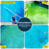 Vacuum Pool Cleaner Automatic Swimming Pool Floor Climb Wall Grey