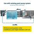 Vacuum Pool Cleaner Automatic Swimming Pool Floor Climb Wall Grey