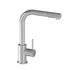 Pull Out Kitchen Mixer Faucet Swivel 2 Modes Chrome