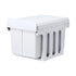 Cefito Pull Out Bin Kitchen Triple Slide Garbage Rubbish Bins Basket White 31L
