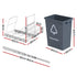 Cefito Pull Out Bin Kitchen Cabinet Slide Garbage Rubbish Bins Basket 40L Grey