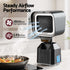 Devanti Portable Range Hood Desktop Exhaust Fan Adjustable Dual Filters Black