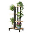 4 Tiers Plant Stand Metal Flower Pots Shelf Indoor Outdoor Garden Home