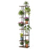 8 Tiers Plant Stand Metal Flower Pots Shelf Indoor Outdoor Garden Home