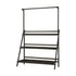 3 Tier Plant Stand Flower Pot Shelf Wooden Black