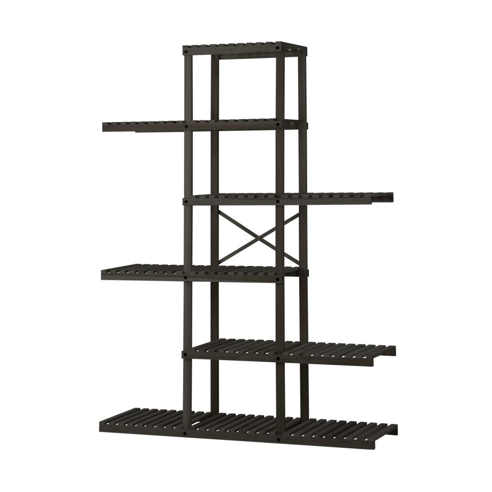 Plant Stand 6 Tiers Flower Pots Rack Black