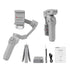 Devanti 3-Axis Phone Gimbal Stabiliser Tripod AI Tracking RGB Fill Light Grey