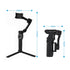 Devanti 3-Axis Phone Gimbal Stabiliser Tripod AI Face Tracking Foldable Black
