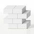 3D Peel and Stick Wall Tiles Self Adhesive Subway Backsplash 10 Sheets, White