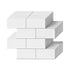 3D Peel and Stick Wall Tiles Self Adhesive Subway Backsplash 10 Sheets, White