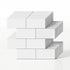 3D Peel and Stick Wall Tiles Self Adhesive Subway Backsplash 10 Sheets, White