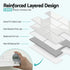 3D Peel and Stick Wall Tiles Self Adhesive Subway Backsplash 10 Sheets, White