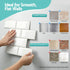 3D Peel and Stick Wall Tiles Self Adhesive Subway Backsplash 10 Sheets, White