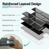 3D Peel and Stick Wall Tiles Self Adhesive Subway Backsplash 10 Sheets, Black