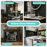 3D Peel and Stick Wall Tiles Self Adhesive Subway Backsplash 10 Sheets, Black