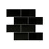 3D Peel and Stick Wall Tiles Self Adhesive Subway Backsplash 10 Sheets, Black
