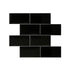 3D Peel and Stick Wall Tiles Self Adhesive Subway Backsplash 10 Sheets, Black