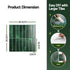Green 3D Peel & Stick Wall Tiles Self Adhesive Kitchen Backsplash 10 Pack