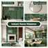 Green 3D Peel & Stick Wall Tiles Self Adhesive Kitchen Backsplash 10 Pack