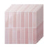 3D Peel and Stick Wall Tiles Self Adhesive LinearGrid Backsplash 10 Sheets, Pink