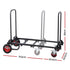 Giantz Foldable Hand Trolley Collapsible Transport Cart 180kg Load Black