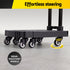 Giantz Folding Hand Truck Platform Trolley Foldable Dolly Cart 200kg Load Black