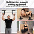 Everfit 2Pcs/Set Pull Up Bar Portable Foldable Dip Station Multi Gym 120kg Home Power Station Black