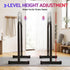 Everfit Dip Station Parallette Bars Home Gym Workout Stand Black