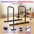 Everfit Dip Station Parallette Bars Home Gym Workout Stand Black