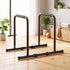 Everfit Dip Station Parallette Bars Home Gym Workout Stand Black