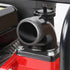 Petrol Water Pump, 2" 7HP Max High Flow Transfer Fire Fighting Pumps Rain Tank Oil Irrigation Garden Farm Pond Outdoor Irrigations, with Hose Fittings Inlet Filter Rubber Feet Black Red