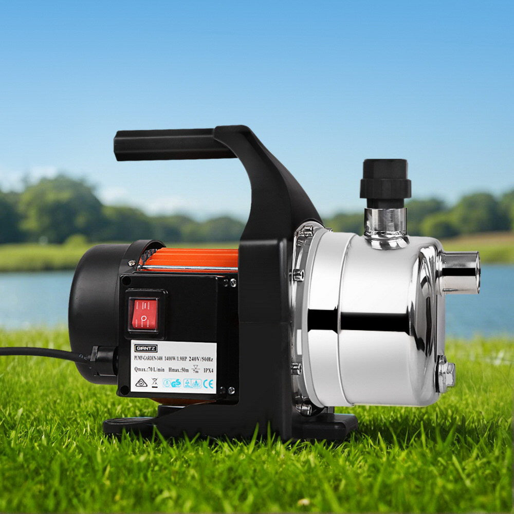 Giantz Garden Water Pump High Pressure 800W Max Tank Rain Farm Irrigation House