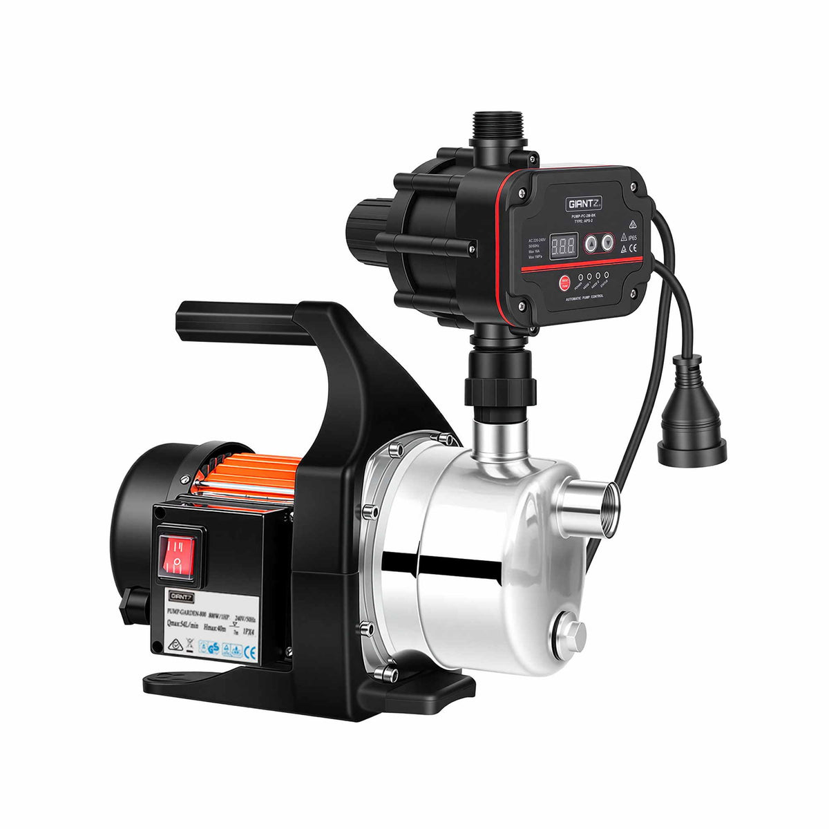 Garden Water Pump Auto Controller Tank Farm Irrigation House 800W Max.