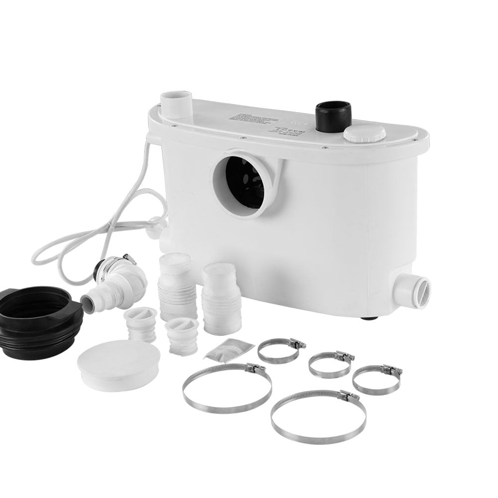 400W Macerator Pump Toilet Waste Pump 4 Inlet Bathroom Sewer System