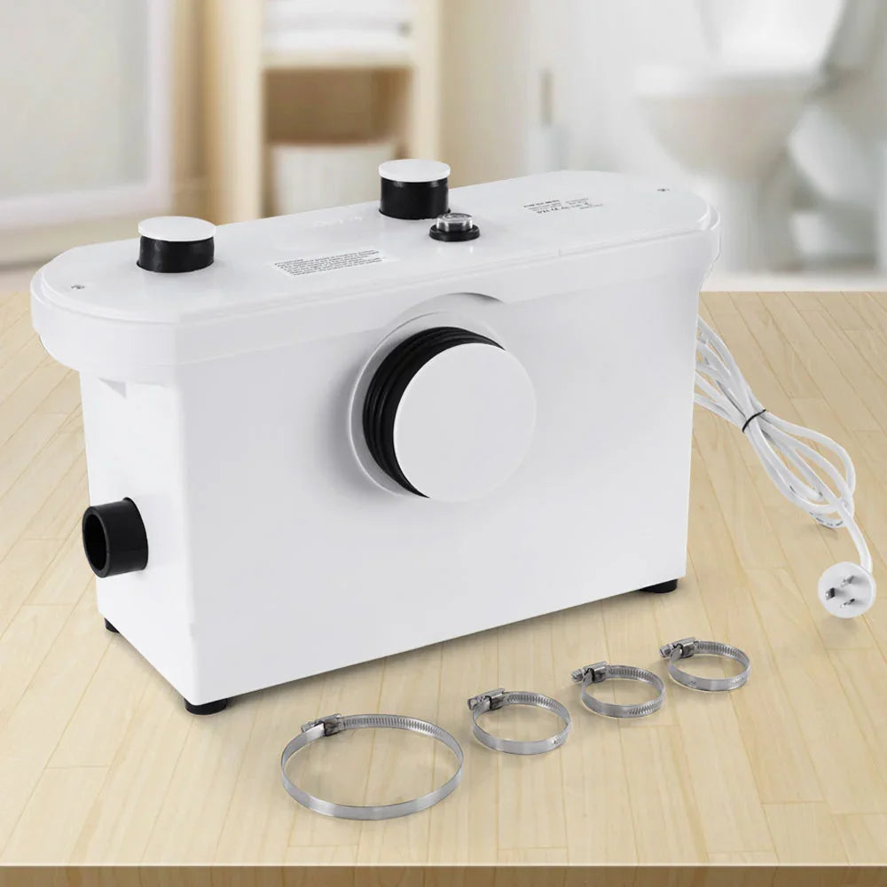 600W Macerator Pump 3 Inlet Toilet Shower Waste Water Disposal Unit
