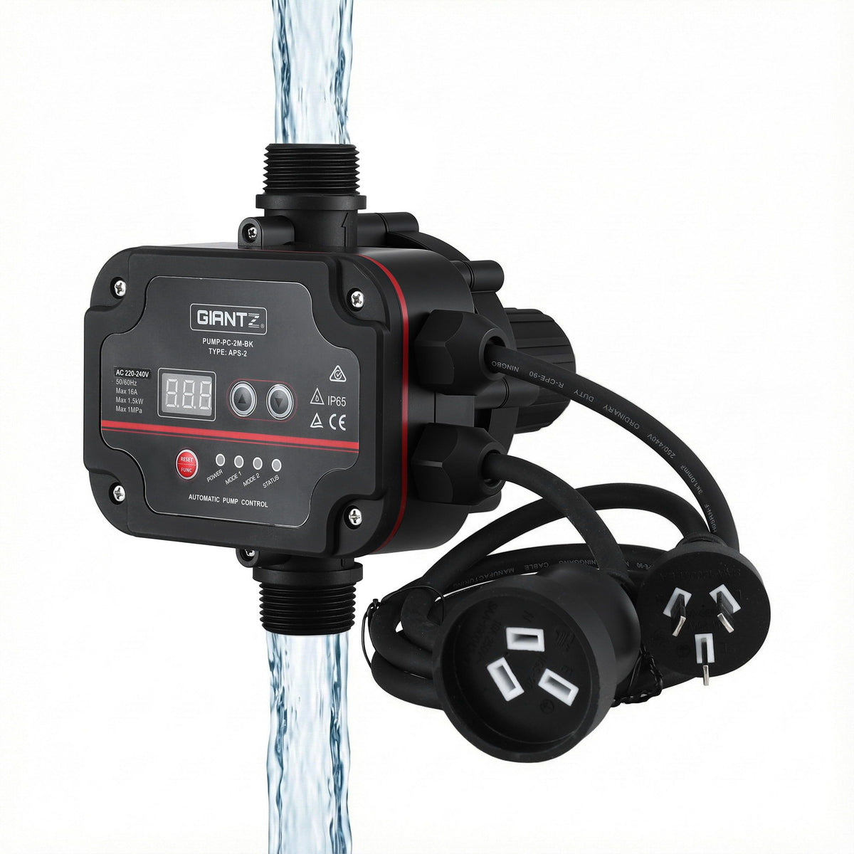 Digital Water Pump Controller 16A 1.5kW Pressure Switch 10Bar IP65