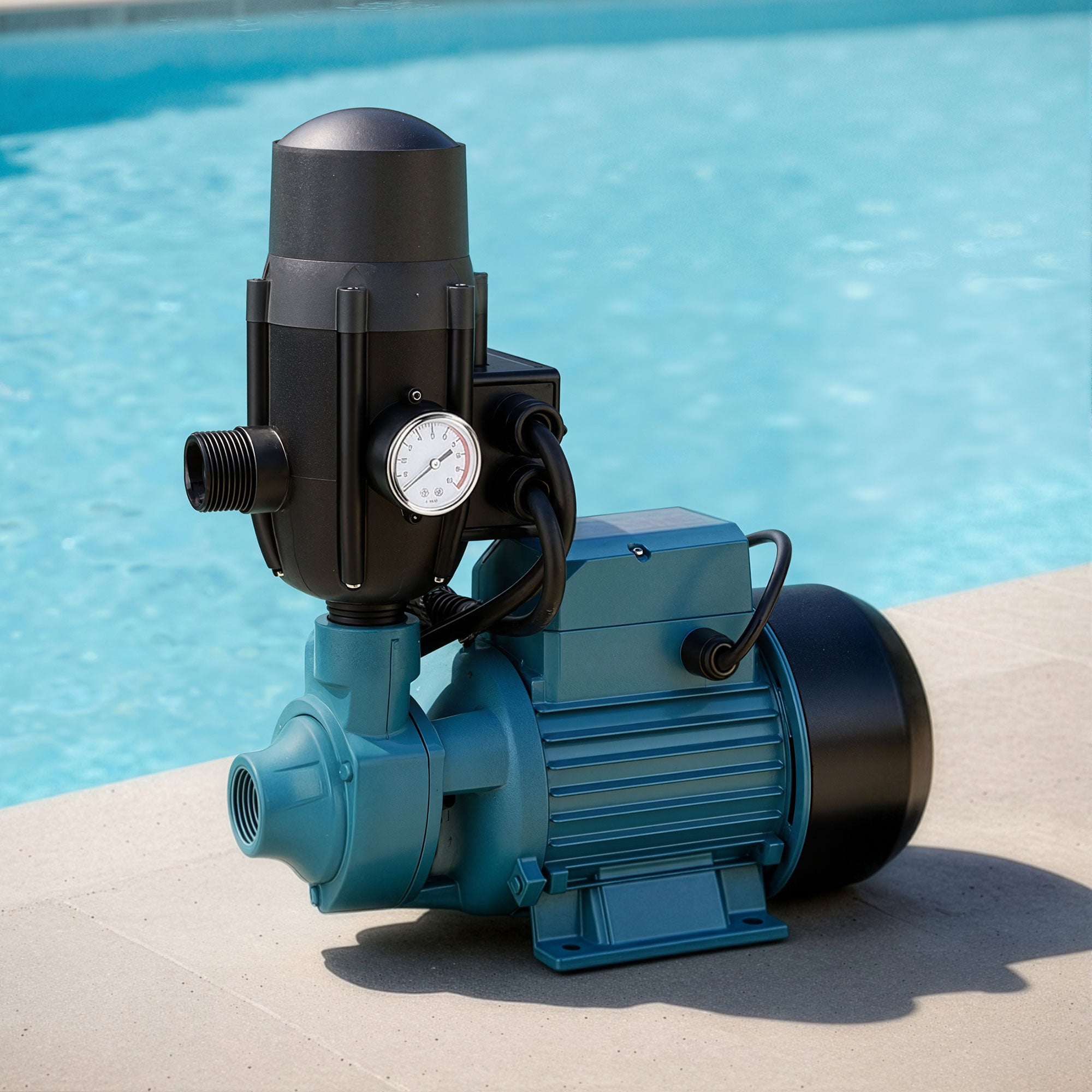 Peripheral Water Pump Garden Boiler Car Wash Auto Irrigation QB80 Black
