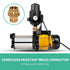 Garden Water Pump High Pressure 2000W Max 4-Stage Booster Pump House Black