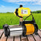 Garden Water Pump 2000W 4-Stage 7200L/h 51m Head Auto Controller Yellow