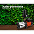 Giantz 1800W Max 5-Stage Garden Water Pump High Pressure Irrigation Booster Pump, Automatic Multi-Stage External Sprinkler Pump for Rainwater Tank Transfer, Home Farm Lawn, Black