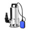Giantz 1800W Max. Submersible Dirty Water Pump Bore Tank Well Steel Automatic Clean