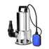 Giantz 1800W Max. Submersible Dirty Water Pump Bore Tank Well Steel Automatic Clean