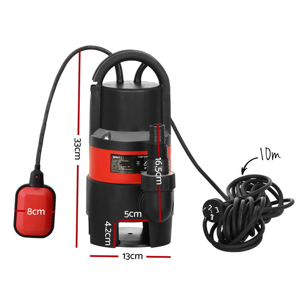 Giantz 750W Water Pump Dirty Submersible Sump Swim Pool Flooding Pond Clean