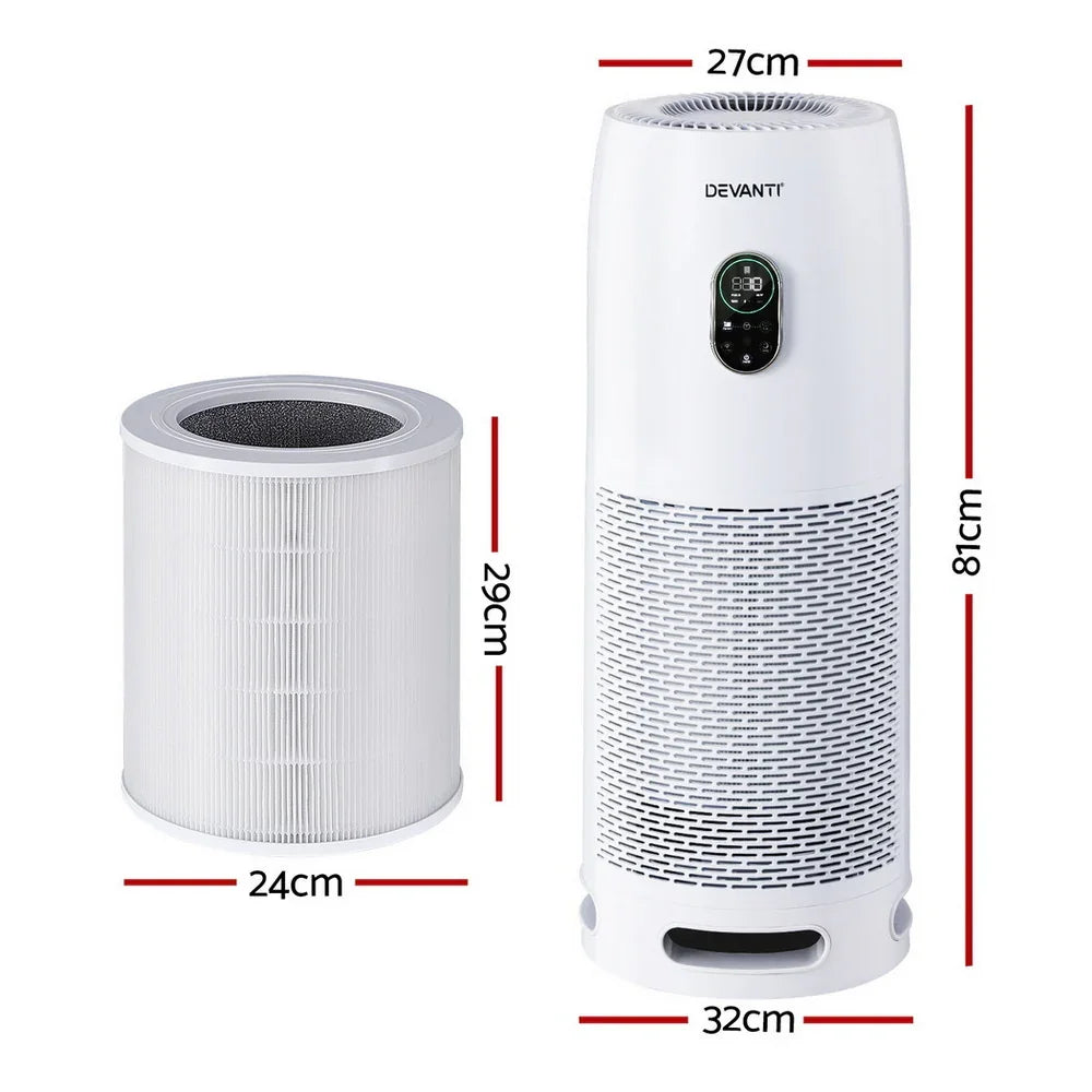 Air Purifier 4 Stage HEPA w/Replacement Filter