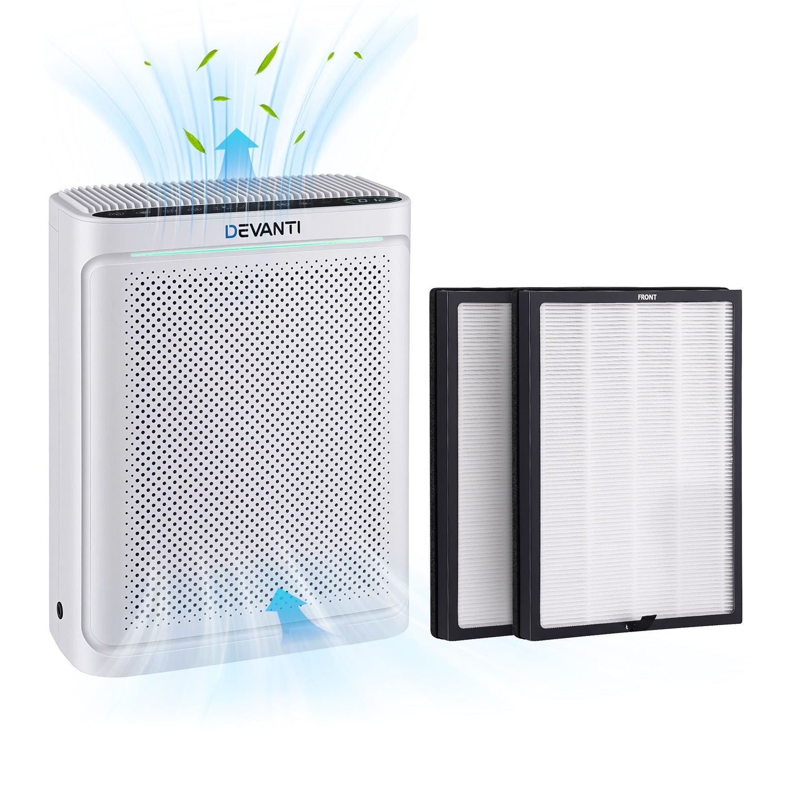Air Purifier H12 HEPA Combo – 200m³/h PM2.5 Display with Spare Filter