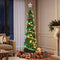 160cm Pop-Up Pre-Decorated Christmas Tree with LED Lights